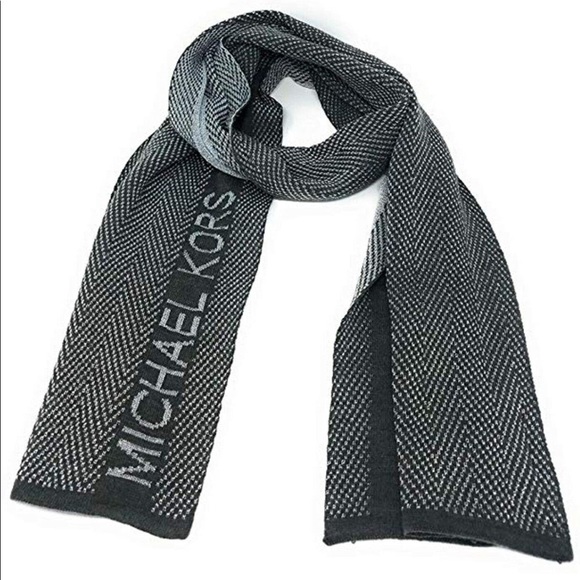 Michael Kors Accessories - Michael Kors Vertical Stripe Logo Scarf.